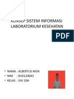 Konsep Sistem Informasi Laboratorium Kesehatan PPT 1