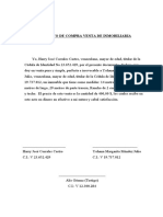 Contrato de Compra Venta de Inmobiliaria