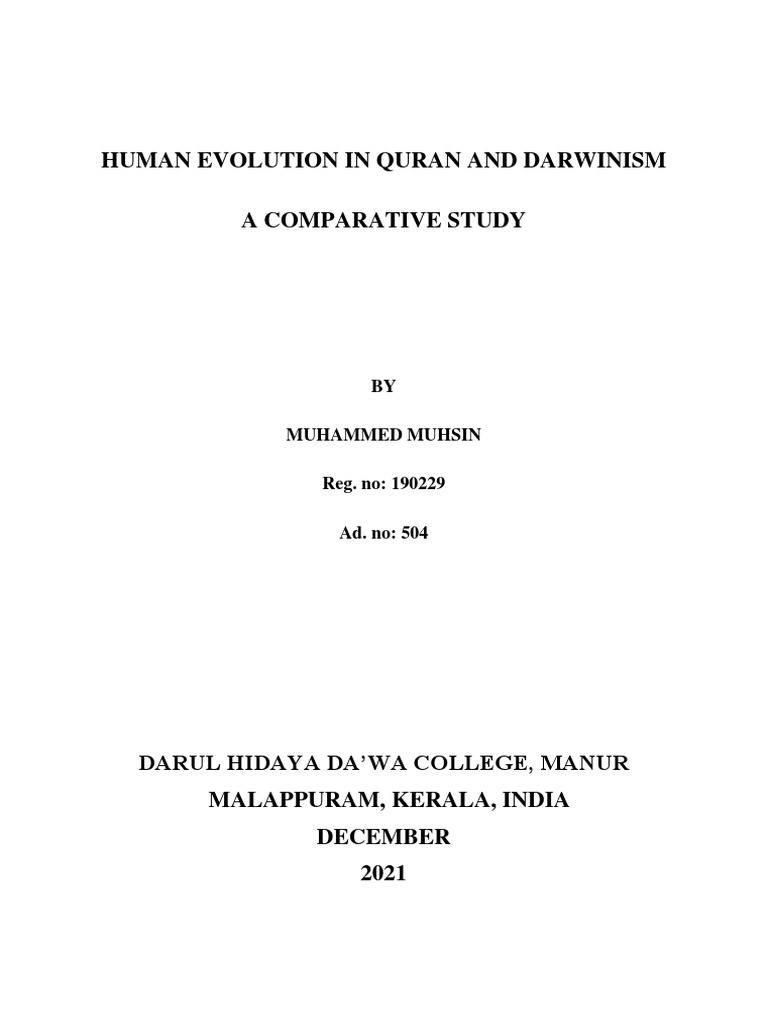 Evolution Concept | PDF