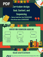 Group 4 - Goal, Content, and Sequencing