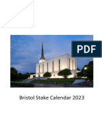 Bristol Stake 2023 Calendar