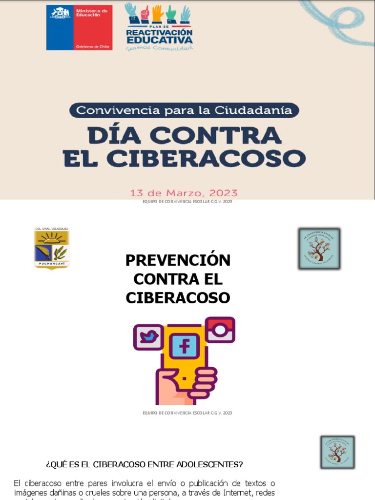 Día Contra El Ciberacoso | PDF | Acoso cibernético | Chat en linea