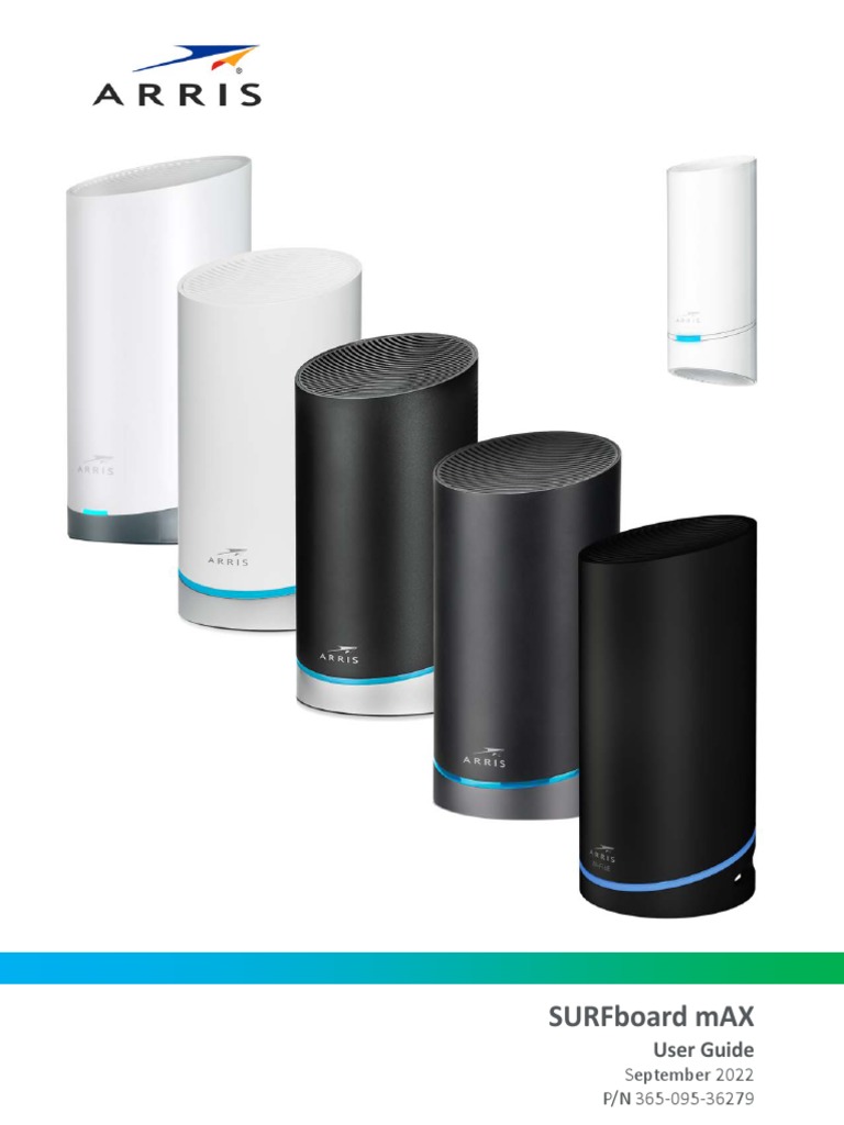 SURFboard - mAX Routers User Guide | PDF | Wi Fi | Computer Network