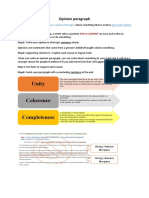 Opinion Paragraph PDF