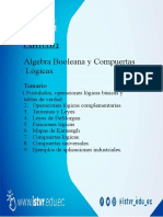 Capitulo II - Algebra Booleana y Puertas Lógicas