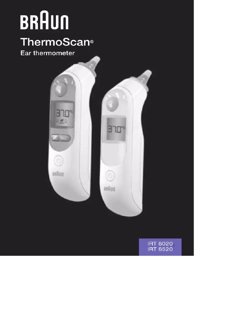 Manual Braun ThermoScan 7 IRT 6520jaja PDF