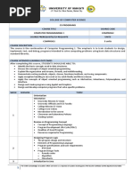 Comprog1 - Ched Course Outline