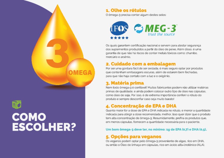 recomendação omega 3 por dia
