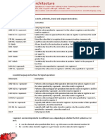 AQA - Assembly Language Mnemonics Commands