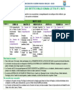 Agenda de La Semana Lectiva 11-Mayo