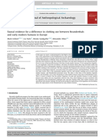 Faunal Evidence For A Difference in Clot