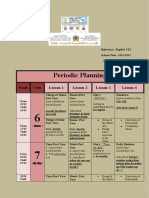 Periodic Planning CE1 (Second Half of 2nd S)