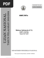 Download Soal Ujian Smpbhsin0304c by jodi p SN6518678 doc pdf