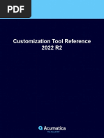 AcumaticaERP CustomizationFormReference