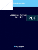 AcumaticaERP AccountsPayable