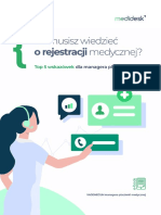 E BOOK Co Musisz Wiedziec o Rejestracji Medycznej