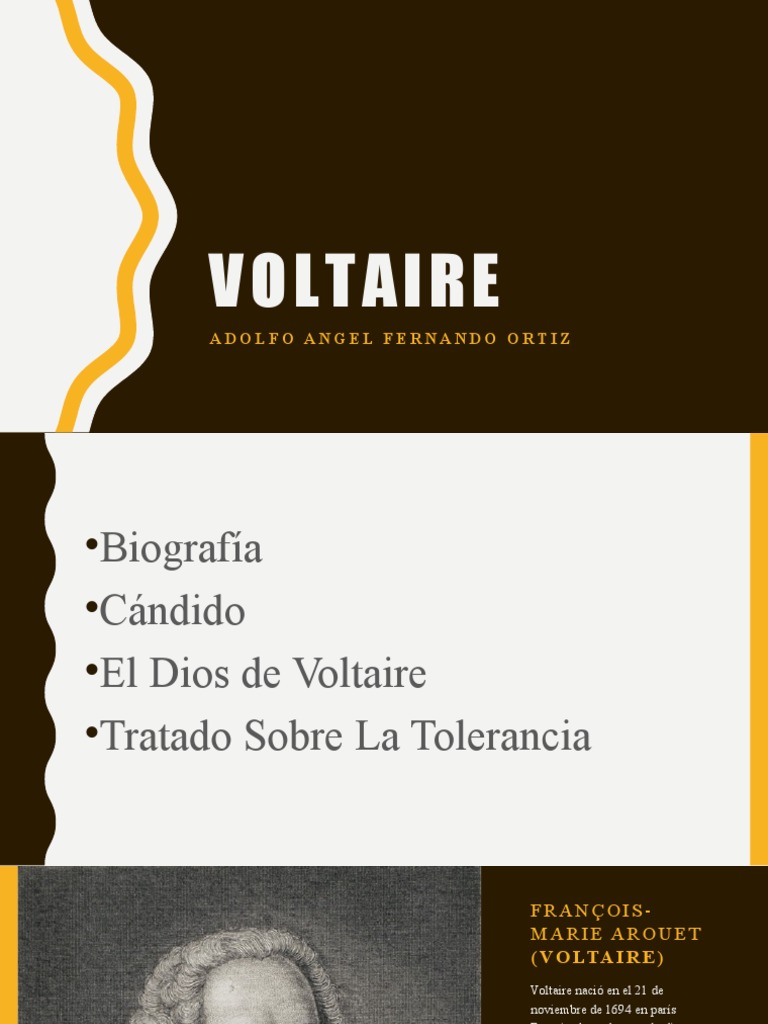 VOLTAIRE | PDF | Voltaire | Tolerancia