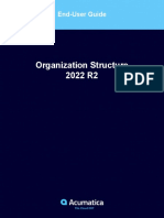 AcumaticaERP OrganizationStructure