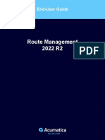 AcumaticaERP RouteManagement