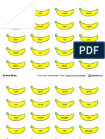 Bananas Irregular Verbs by Artem Morozov