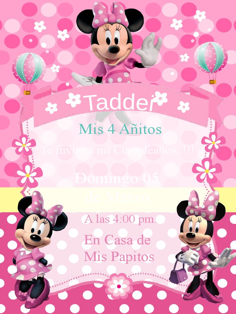Fiesta de Cumpleaños Infantil 5 Mar | PDF, image size:768x1024