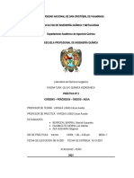 Informe Inorganica Práctica 2