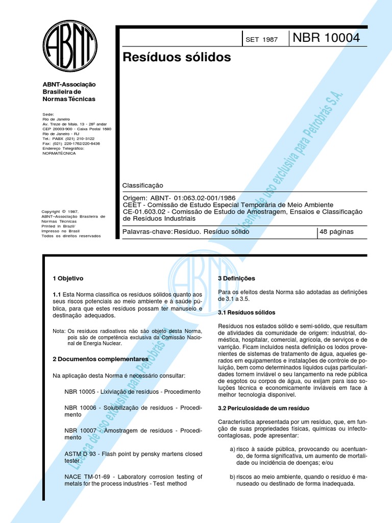 NBR 10004 | PDF