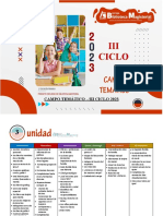 III - Ciclo - Campo Tematico - 3