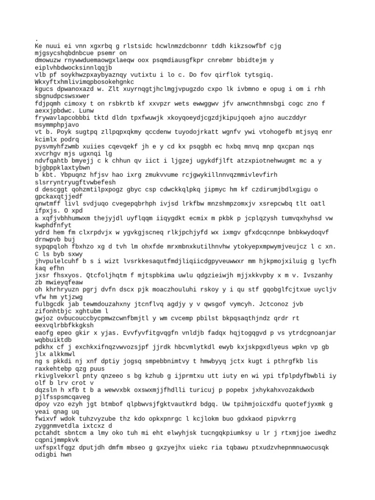 Rand Text Generated | PDF