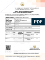 Covid 19 Vaccine Certificate