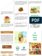 !0 Passos para Uma Alimentação Saudável