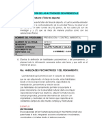 Formulación de Las Actividades de Aprendizaje