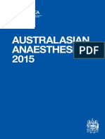 Australasian Anaesthesia 2015