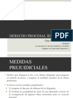 Procesal III. Medidas Prejudiciales.