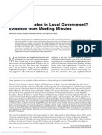 Who Participates in Local Government - Evidence From Meeting Minutes