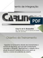 Treinamento de Integração Carlinox 2021