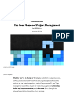 The Four Phases of Project Management