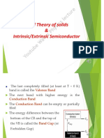 Band Theory and Semiconductor
