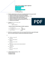 Latihan Soal Himpunan