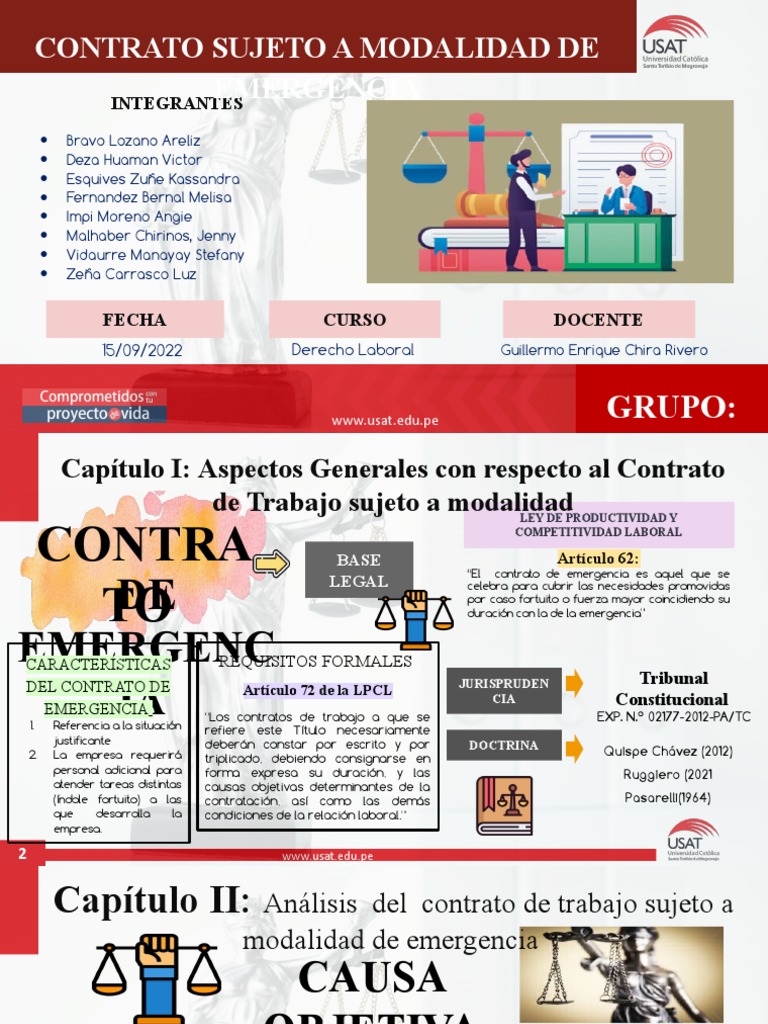 Contrato de Emergencia Laboral | PDF | Gobierno | Justicia