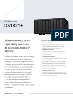 Synology DS1821+ Data Sheet SPN