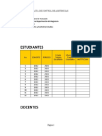 Formato de Asistencia