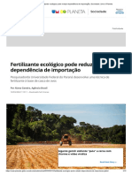 Fertilizante Ecológico Pode Reduzir Dependência de Importação - Sociedade - Um Só Planeta