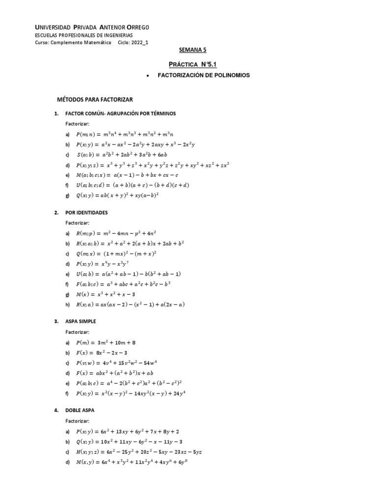 sem5-p-1-factorizar-2022-1-pdf-factorizaci-n-matem-ticas