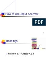 Input Analyzer Instructions