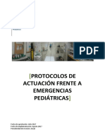 PROTOCOLO DE EMERGENCIAS Del Servicio de Pediatría HGUA