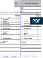 Checklist de Herramientas y Lugar Del Vigía