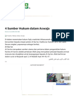 4 Sumber Hukum Dalam Aswaja - NU Online