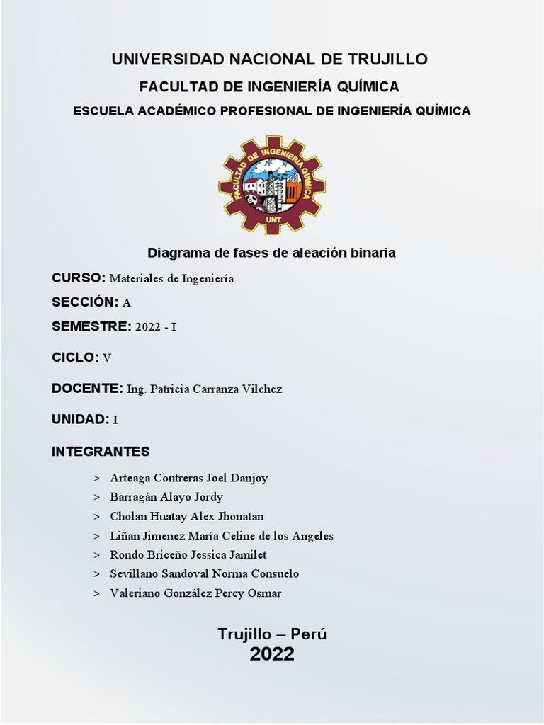 Diagrama de Fases en Aleaciones Binarias | PDF | Fase (materia ...