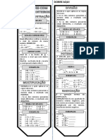 1o Simulado PP Regras Dos Sinais, PDF, Teoria dos Números